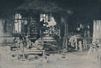 'The Workshop, Stirling', 1905.  Artist: David Young Cameron.