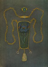 'A Necklet in Gold, Enamel and Precious Stones, c1901. Artist: Nelson Ethelred Dawson