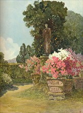 'In The Colonna Gardens', c1900 (1902). Artist: Rosa Wallis.