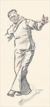 Lead pencil sketch by Phil May, c19th century (1903-1904). Artist: Philip William May.