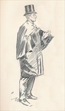 Lead pencil sketch by Phil May, c19th century (1903-1904). Artist: Philip William May.