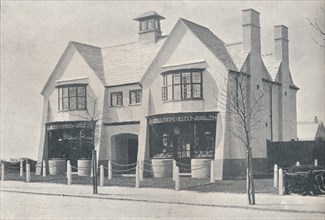 Bournville: two of the Village Shops, by WA Harvey, c1900 (1901-1902). Artist: Unknown.