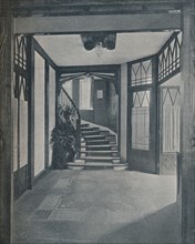 The floor and staircase of Behrens House, designed by Peter Behrens, 1901. Artist: Unknown.