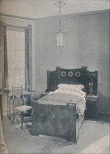 A child's bed designed by Peter Behrens, executed by TD Heymann, 1901. Artist: Unknown.