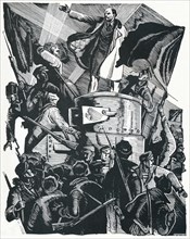 'The Life of Lenin', 1936. Artist: Pyotr Nikolayevich Staronossov.
