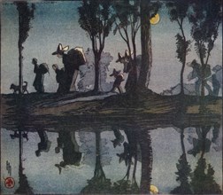 'Reflections', 1912. Artist: Helen Hyde.