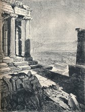 'Temple of Theseus from the Acropolis', c1913. Artist: Joseph Pennell.