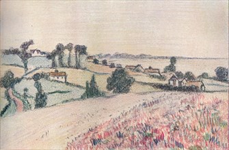 'From a drawing in coloured chalks by Lucien Pissarro', c20th century. Artist: Lucien Pissaro.