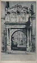 'Porte Saint-Pierre, Auxerre', 1912. Artist: Albany E Howarth.