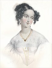 'Mary Teresa, wife of Sixteenth Earl of Shrewsbury', 1834. Artist: L Mansion.