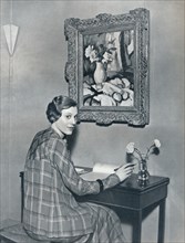 'Marie Ney in her Flat', c1934. Artist: Unknown.