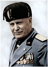 Benito Mussolini, Italian fascist dictator, 20th century.  Artists: Mussolini, Unknown.