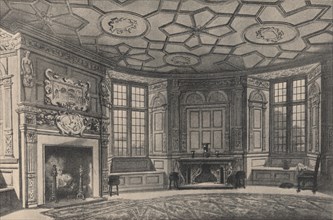 The circular dining-room, Longford Castle, Wiltshire, 1915.  Artist: Unknown.