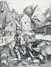'The Prodigal Son', 1495 (1906). Artist: Albrecht Durer.