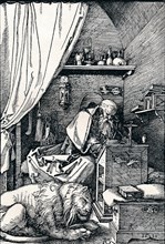 'St Jerome in His Cell', 1511 (1906). Artist: Albrecht Durer.
