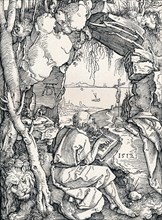 'St Jerome in a Cave', 1512 (1906). Artist: Albrecht Durer.
