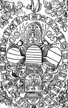 'The Five Imperial Coats of Arms', 1515 (1906). Artist: Albrecht Durer.