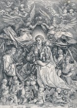 'The Holy Virgin as the Queen of the Angels', 1518 (1906). Artist: Albrecht Durer.