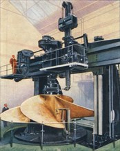 Huge vertical boring mill, 1938. Artist: Unknown.