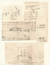 Four drawings illustrating the practice of painting, c1472-c1519 (1883). Artist: Leonardo da Vinci.