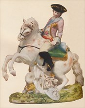 'Vauxhall Porcelain figure, probably representing Ferdinand, Duke of Brunswick', c1755-60. Creator: Unknown.