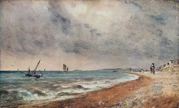 'Hove Beach, with Fishing Boats', c1824. Artist: John Constable.