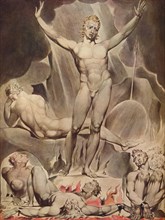 'Satan Arousing the Rebel Angels', 1808. Artist: William Blake.