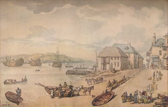 'Tarr Point (Torpoint, Plymouth)', c18th century. Artist: Thomas Rowlandson.