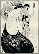 'The Peacock Girl', 1893. Artist: Aubrey Beardsley.