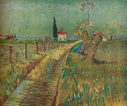 'Cottage Among Fields', c1890. Artist: Vincent van Gogh.
