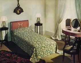'Woven cotton bedspread by Vantona Textiles Ltd.', 1941. Artist: Unknown.
