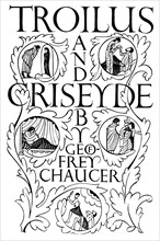 'Title Page: Troilus and Criseyde', 1927. Artist: Eric Gill.