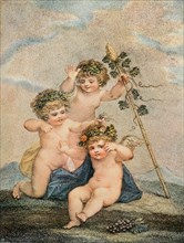 'Cupids', c18th century. Artist: Francesco Bartolozzi.
