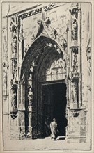 'Entrance of the Church of St Nicholas-des-Champs', 1915. Artist: Otto J Schneider.