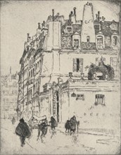 'Old houses, Rue de Vaugirard', 1915. Artist: Lester George Hornby.