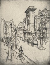'The Porte St Denis', 1915. Artist: Lester George Hornby.