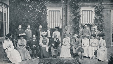 The Royal house party at The Grove, Watford, Lord Clarendon's residence, in July, 1909 (1911). Artist: Frederick Downer & Sons.