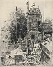 'Le Moulin de la Galette, Montmartre', 1915. Artist: Eugene Delatre.