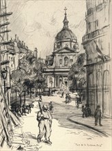 'Place de la Sorbonne', 1915. Artist: Frank Milton Armington.