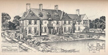 'Conkwell Grange, Wilts. E. Guy Dawber, Architect', c1907. Artist: Edward Guy Dawber.