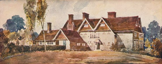 'House at Harrow Weald', c1900. Artist: Arnold Mitchell.