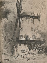 'The Mill in the Wirral', c1900. Artist: Frederick Vango Burridge.