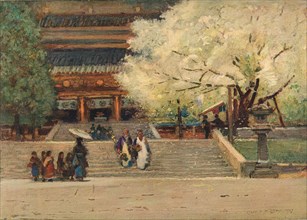 'Temple at Nikko, Japan', c1908. Artist: Robert Weir Allan.