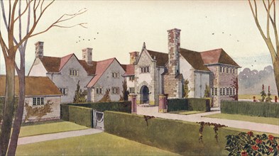 'House at Dorchester', c1911. Artist: Unknown.