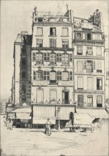 'Quai de L'Hotel de Ville', 1915. Artist: Raymond Ray-Jones.