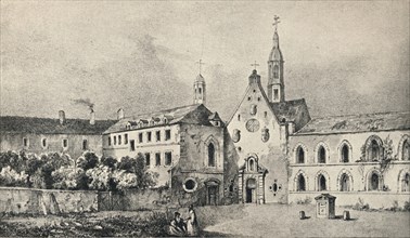 'The Church and the Convent of the Petits Augustins', 1915. Artist: Unknown.