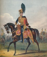 'Officer of the 10th (the Prince of Wales's Own) Royal Regiment of Hussars', 19th century (1909). Artists: Ralph Nevill, L Mansion, S Eschauzier.