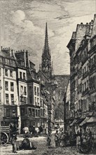 'Place Maubert', 1915. Artist: Lucien Gautier.