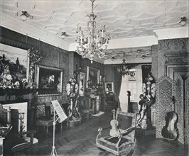 'The Music-Room, Captain Harvey's House, Hampstead', c1903. Artist: Frank William Brookman.