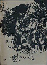 'Illustration to Riccardo Stephens's Ballad, Hell's Piper', c1912. Artist: James Cadenhead.